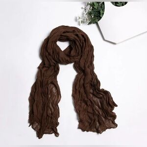 Neiman Marcus tan scarf